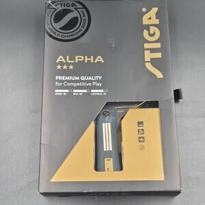 STIGA Alpha Table Tennis Paddle Premium Quality Designed for Competitive Play